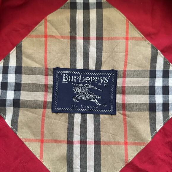 Vintage Burberrys Cotton Light weight Jacket Nova Check Size Medium - Picture 5 of 9